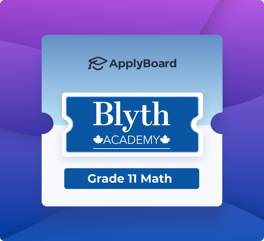 Blyth Academy Online: Grade 11 Math